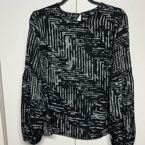 Massimo Black & White Top